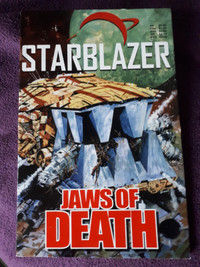 STARBLAZER - JAWS OF DEATH - BLACK & WHITE SCI-FI COMICS