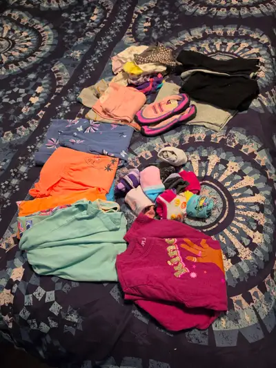 Size 4t and some 5t clothes. Mostly new, some used., View more