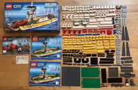 LEGO CITY: FERRY (60119). Pre-Owned. Missing 1 Piece and 2 Stick