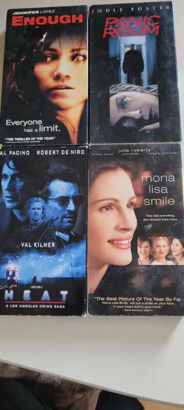 MOVIES: VHS MOVIES. PRICE $ 5 EACH FIRM INCLUDES ORGINAL CASES., View more