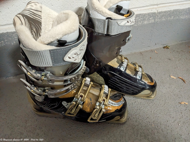 Woman Salomon Ski boots --  Energizer 85.  Size 25.0 or 8/8.5 in Ski in Ottawa