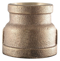 NEW Brass Reducer Coupler, 3/4" to 1/2" in bag