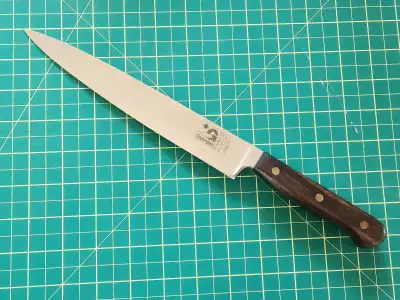 Kitchen Knives - Grohmann 8 Inch Carving Knife –full tang forged, View more