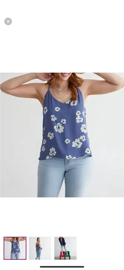 V-Neck Sleeveless Blouse, R Essentials, View more