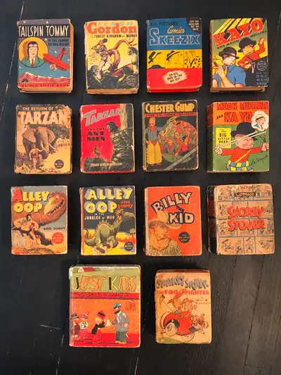 Early 20th Century Comics - Copyright 1930's and 1940's - Big Little Books - Some With Flip Pages. $...