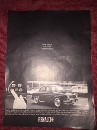 1963 Renault Original Ad