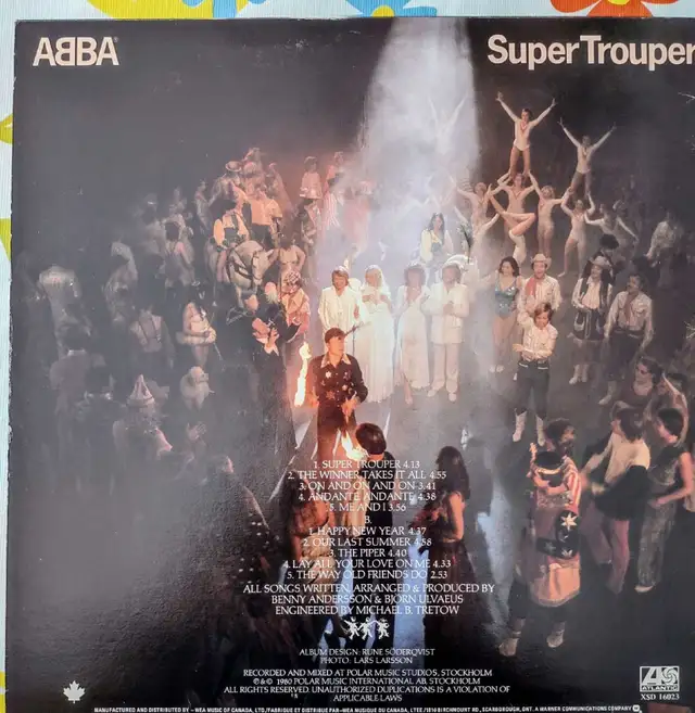 ABBA Super Trouper Vinyl in CDs, DVDs & Blu-ray in Mississauga / Peel Region - Image 3