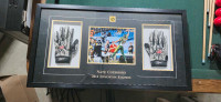 Nate Coehoorn Edmonton Eskimos Framed Game Used Gloves and Auto