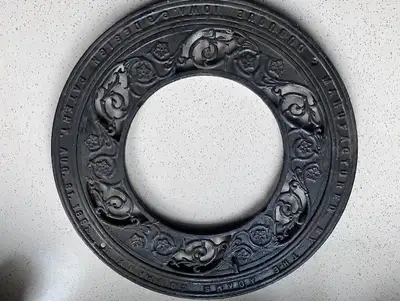 Antique Decorative Cast Iron Stove Pipe Floor Vent, View more