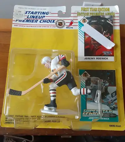 1993 Kenner Starting Lineup Hockey, Jeremy Roenick Blackhawks, View more