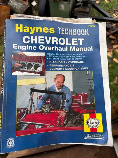  Engine rebuild book for Chevy, View more
