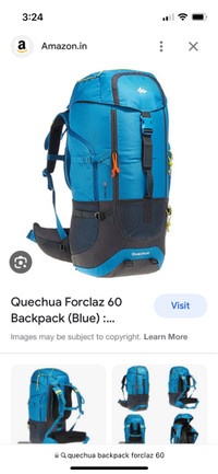 Quechua Forclaz 60L backpack Decathlon