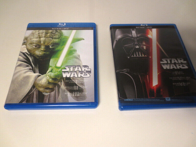 6 Movie Star Wars Trilogy and Prequel Trilogy Blu-ray + DVD in CDs, DVDs & Blu-ray in City of Halifax