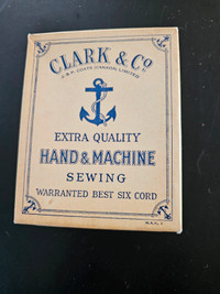 1940's sewing thread box