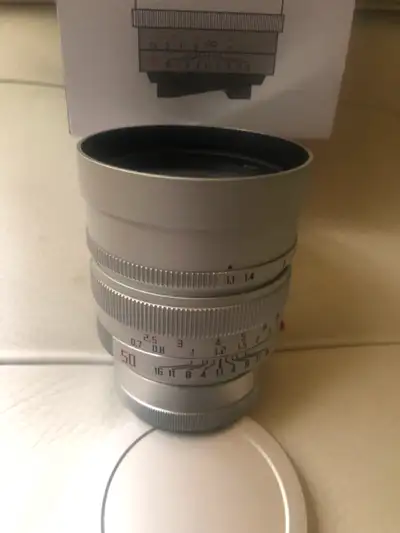 Mint Like New Leica M mount can also be adapted to other digital cameras Fast 50mm compact size Box...