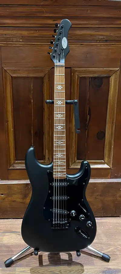 Stagg Stratocaster Style Guitar I believe it’s a S402-GBK It has been cleaned and has new strings Ca...