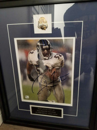 Baltimore Ravens Ray Lewis sign framed photo