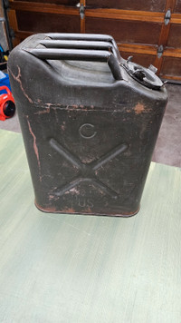 vintage US military Jerry can fuel gas can