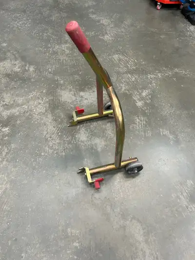 Pit Bull road racing motorcycle stands IYKYK Rear is reversible bung or swingarm mount “supersport”...