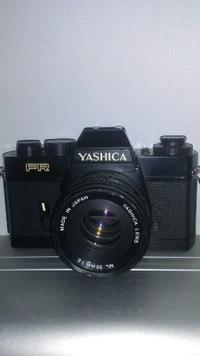Yashica FR 35mm SLR Film Camera w/ 50mm F/2 Lens.