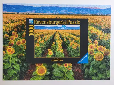 Casse-tête 1000 mcx. Ravensburger - Champs de tournesols, View more