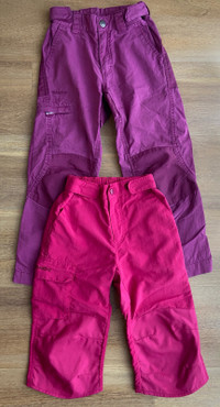 Spring/Summer: Robust pants (1x long / 1x capri) girls 7 years