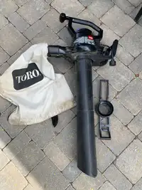 Toro blower/vacuum