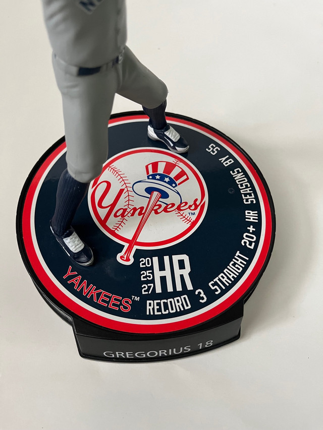2018 Edition New York Yankees Gregorius action figure Baseball  in Arts & Collectibles in Kingston - Image 3