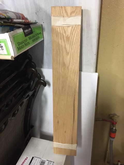 2  1" X 5" RED OAK BOARDS - 27" LONG EACH in Windows, Doors & Trim in Kitchener / Waterloo