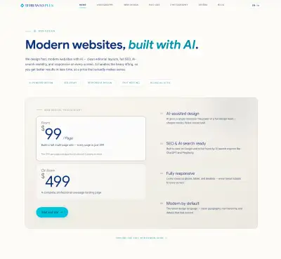 Websites Design | Starting at $99 /pg, View more