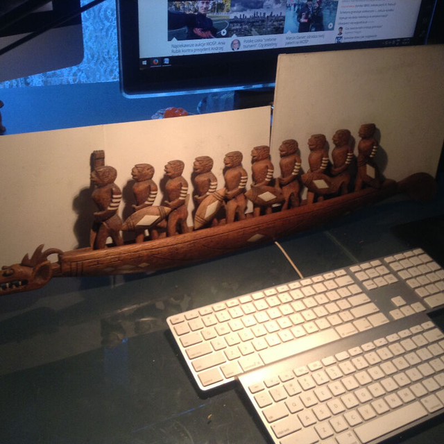 Vintage Borneo Tribal War Canoe Wood Carved in Arts & Collectibles in Vancouver