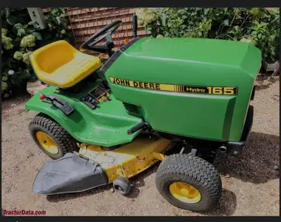 88 join deere 165 hydro 38" deck, View more