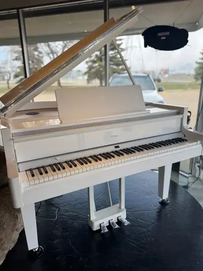 White grand with moving keys save $11000 off MSRP! 1 only, View more