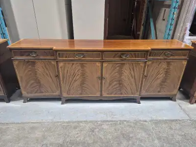 2x Crotch Mahogany 90" Credenzas, View more