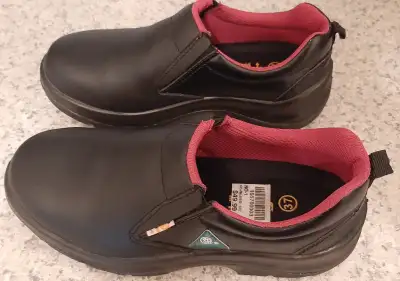 New Women's Leather CSA Protective Safety Shoes.  Size 6.5., View more