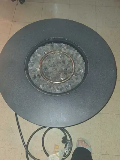 Propane round fire pit, View more