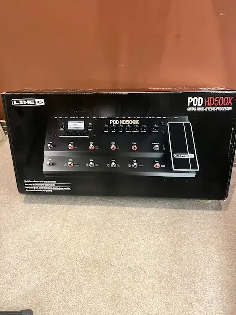 LINE 6 POD HD500X  GUITAR MULTI- EFFECTS PROCESSOR62863266566274122