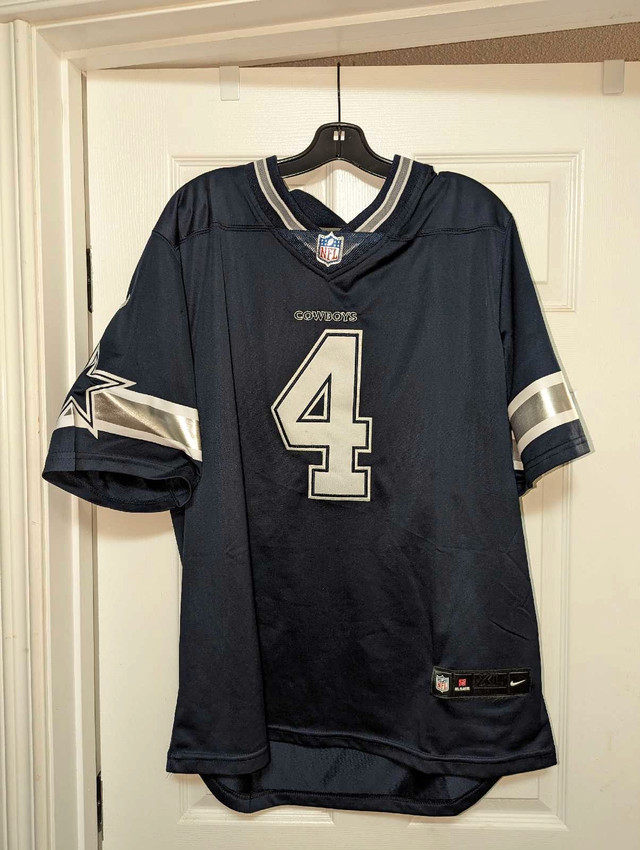 Slightly Used Dak Prescott Dallas Cowboys Jersey in Football in Regina