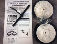 Troy Bilt Hoe/ Tiller Transport Wheel Kit Brand New