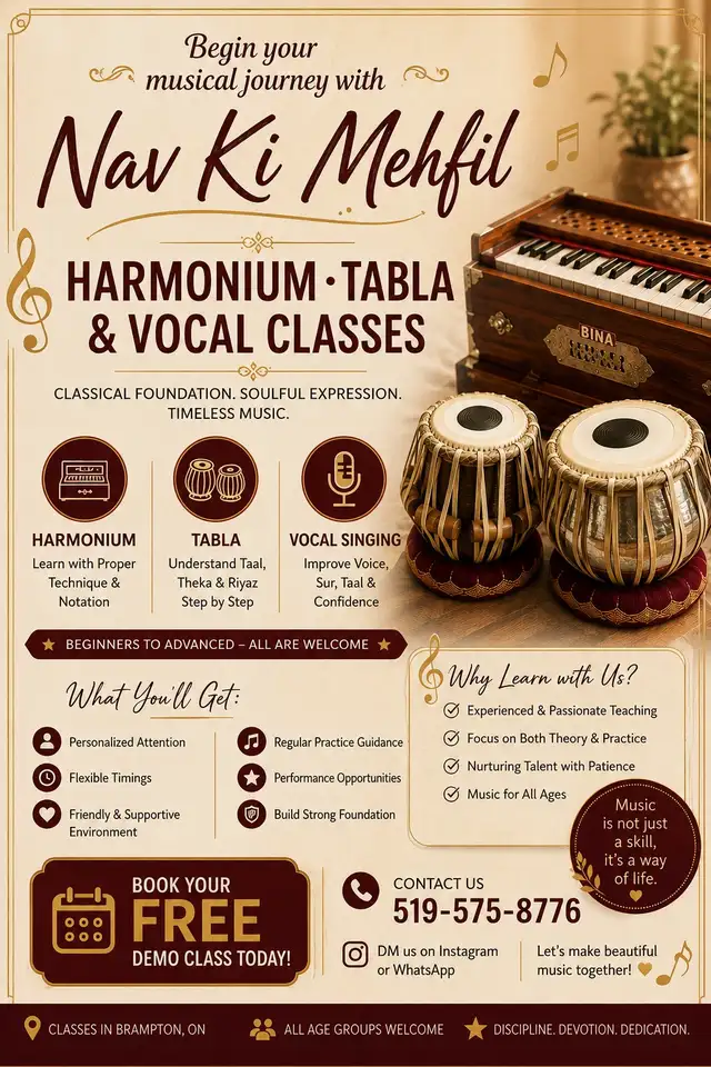     Professional Music Classes for All Ages – Brampton/GTA
