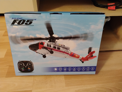 New in box Micro Sikorsky UH-60 Blackhawk RC helicopter. The micro Sikorsky UH-60 Blackhawk is a 1:4...