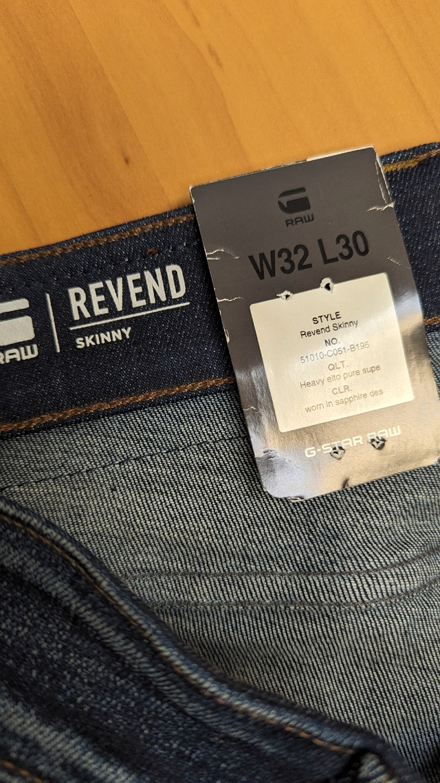 NEW Gstar Revend Skinny Jeans W32 L30 in Men's in City of Toronto - Image 3