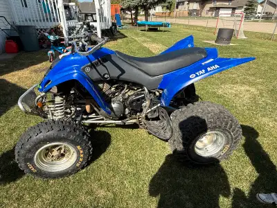 Needs battery and clutch cover seal. Little rough around the edges but runs good when boosted to sta...