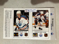 Wayne Gretzky 10th Anniversary HOCKEY CARD Oilers Showcase 305