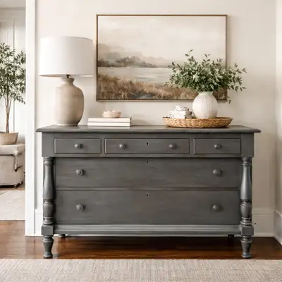 industrial style antique dresser/ sideboard/ buffet , View more