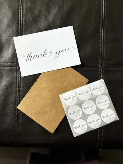 Acstep Thank You Cards & Envelopes Set - NEW, View more
