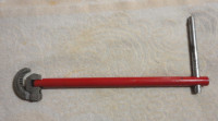 Vintage Speedy Basin Wrench  12" USA - Red Handle