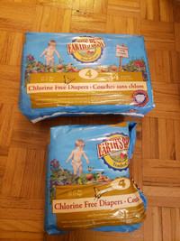 Chlorine Free Diapers, Size 4, 22-37 lbs, 30 Diapers