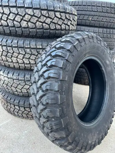 Farroad All-terrain tires w/ spare tire (mud-terrain) 215/75 r15 Came off a Suzuki (Sidekick, etc) l...