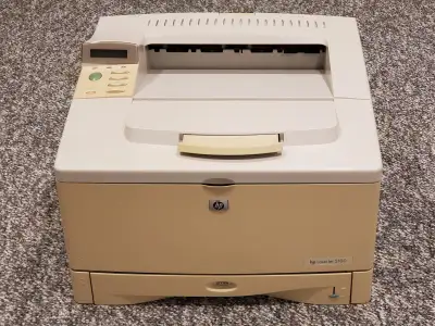 HP LaserJet 5100 and Print Server – 11x17 BW Printer, View more